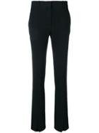 Victoria Beckham Front Slit Trousers - Black