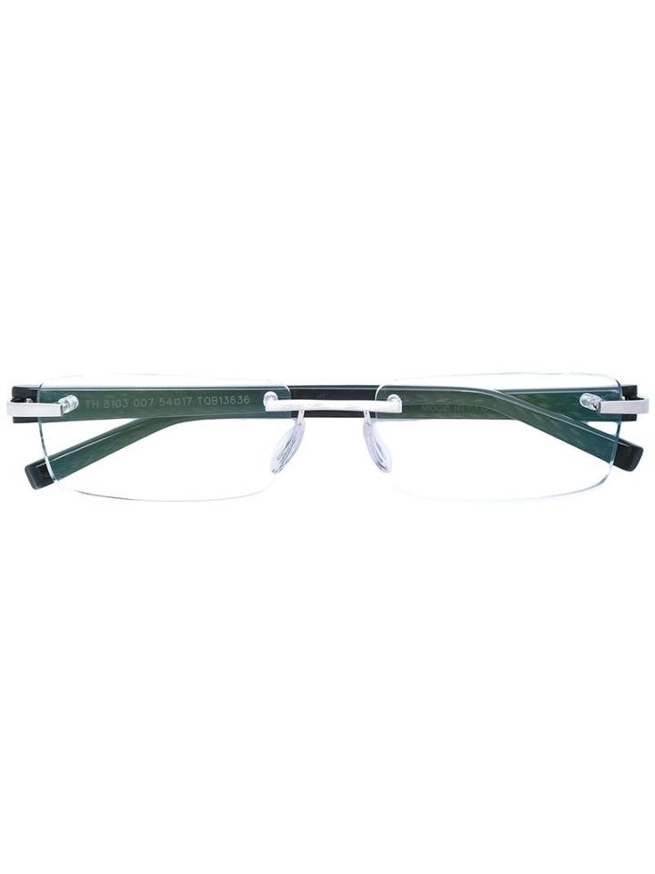 Tag Heuer - Rectangular Glasses - Men - Acetate/nickel - 54, Black, Acetate/nickel