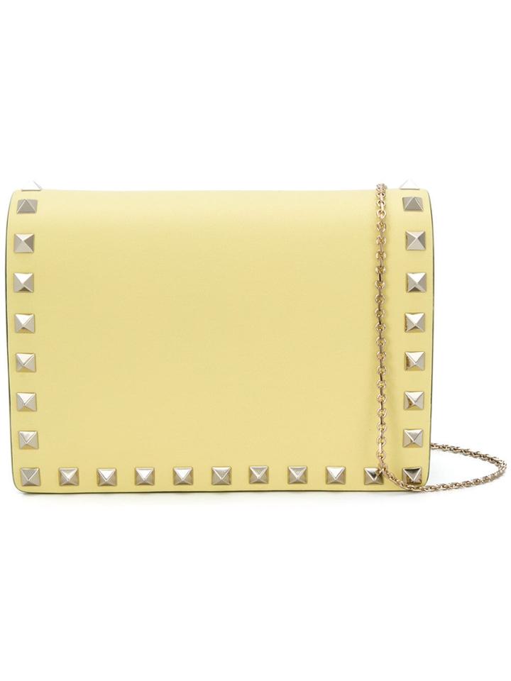 Valentino Valentino Garavani Rockstud Crossbody Bag - Yellow & Orange