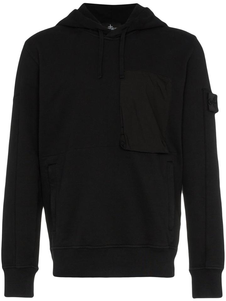 Stone Island Shadow Project Front Pocket Long Sleeve Cotton Hoodie -
