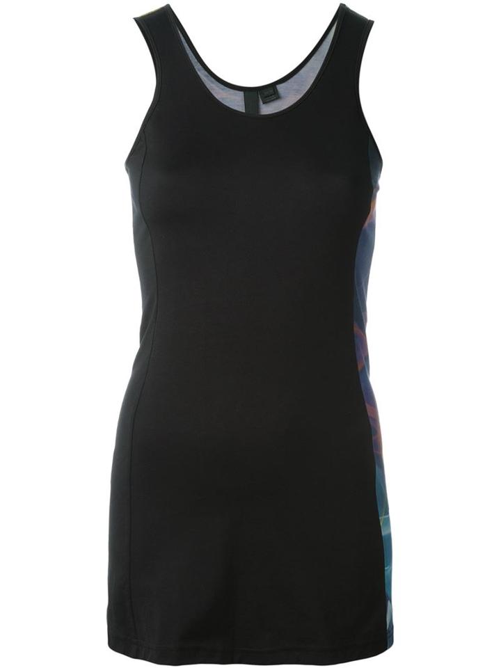 Y-3 Colour Block Abstract Print Side Relaxed Fit Tank Top