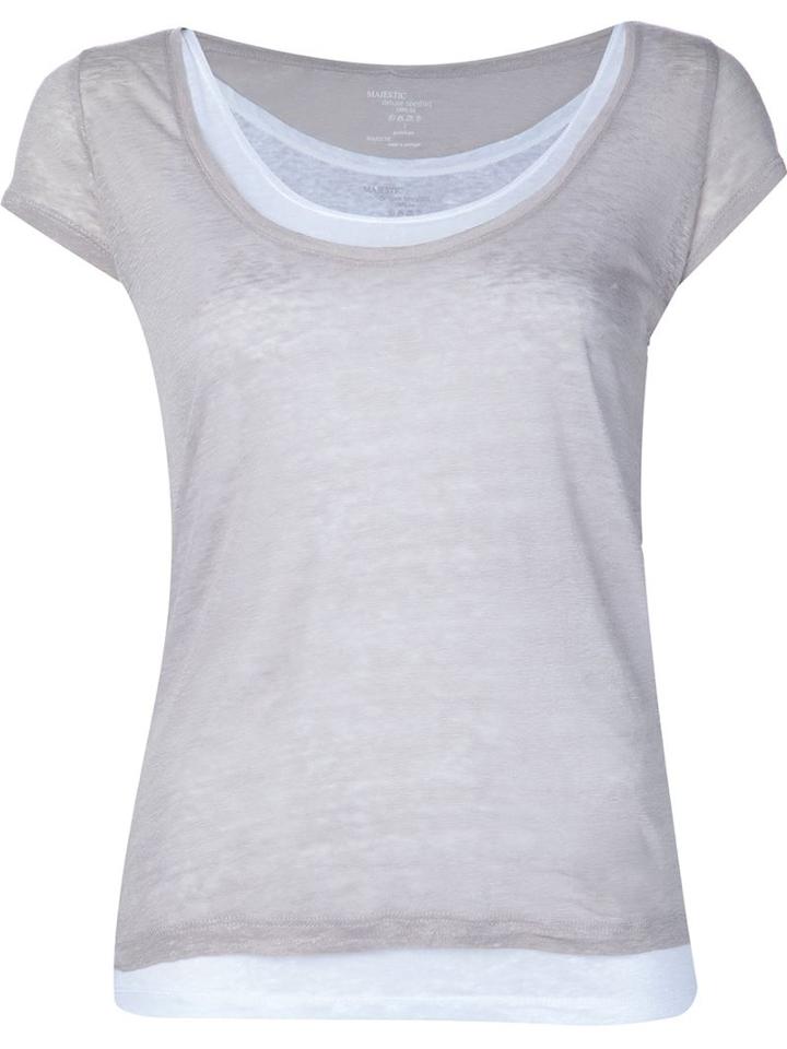 Majestic Filatures Double Layer T-shirt