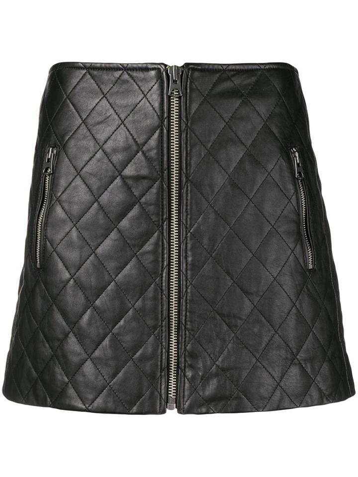 Isabel Marant Étoile Arily Quilted Skirt - Black
