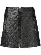 Isabel Marant Étoile Arily Quilted Skirt - Black