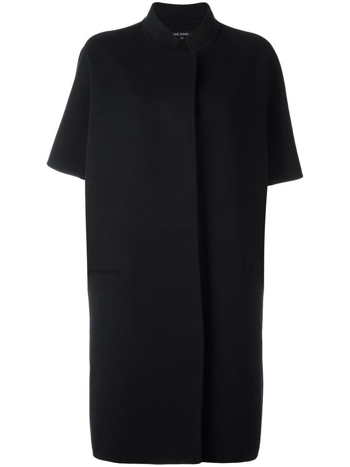 Sofie D'hoore Shortsleeved Mid Coat, Women's, Size: 38, Blue, Wool