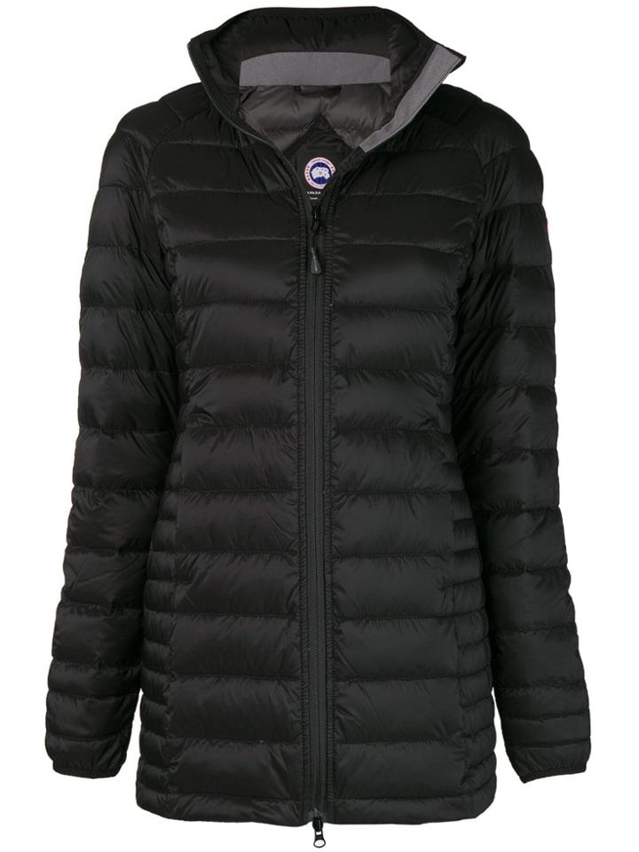 Canada Goose Logo Puffer Jacket - Black