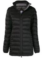 Canada Goose Logo Puffer Jacket - Black