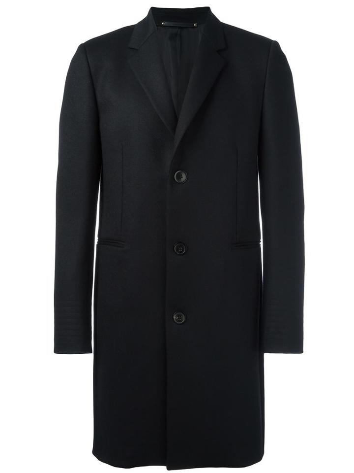 Paul Smith Single Breasted Coat, Men's, Size: 44, Black, Wool/cupro