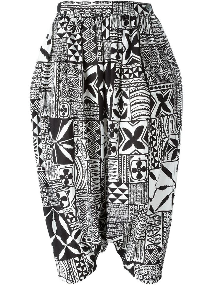 Junya Watanabe Comme Des Garçons Geometric Print Harem Pants