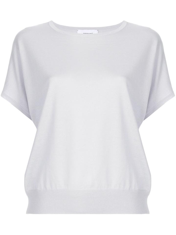 Jean Paul Knott Shortsleeved Sweater - Grey
