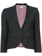 Thom Browne Classic Single Breasted Sport Coat In Black Extra Fine