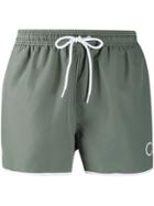 Calvin Klein Logo Swim Shorts - Grey
