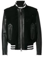 Givenchy Shearling Panel Jacket - Black