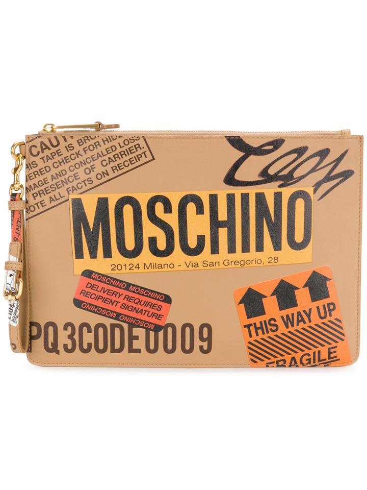 Moschino Parcel Clutch Bag - Multicolour