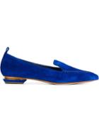 Nicholas Kirkwood Beya Loafers, Women's, Size: 37, Blue, Suede/leather