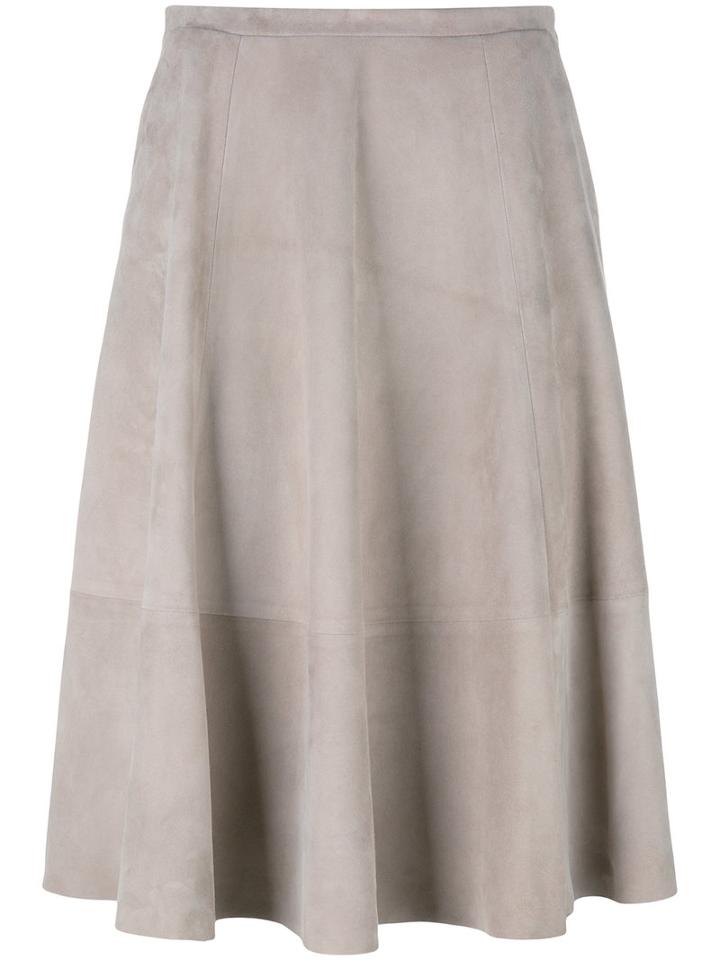 Drome Midi Leather Skirt, Women's, Size: Small, Nude/neutrals, Goat Skin/cupro