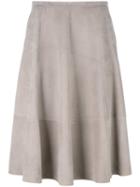 Drome Midi Leather Skirt, Women's, Size: Small, Nude/neutrals, Goat Skin/cupro