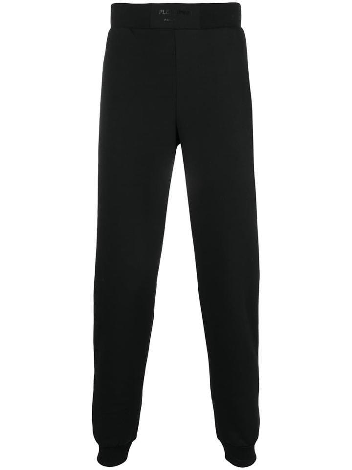 Plein Sport Logo Waistband Track Pants - Black