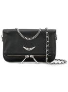 Zadig & Voltaire Zadig & Voltaire Wgap2005f Noir Furs & Skins->leather -