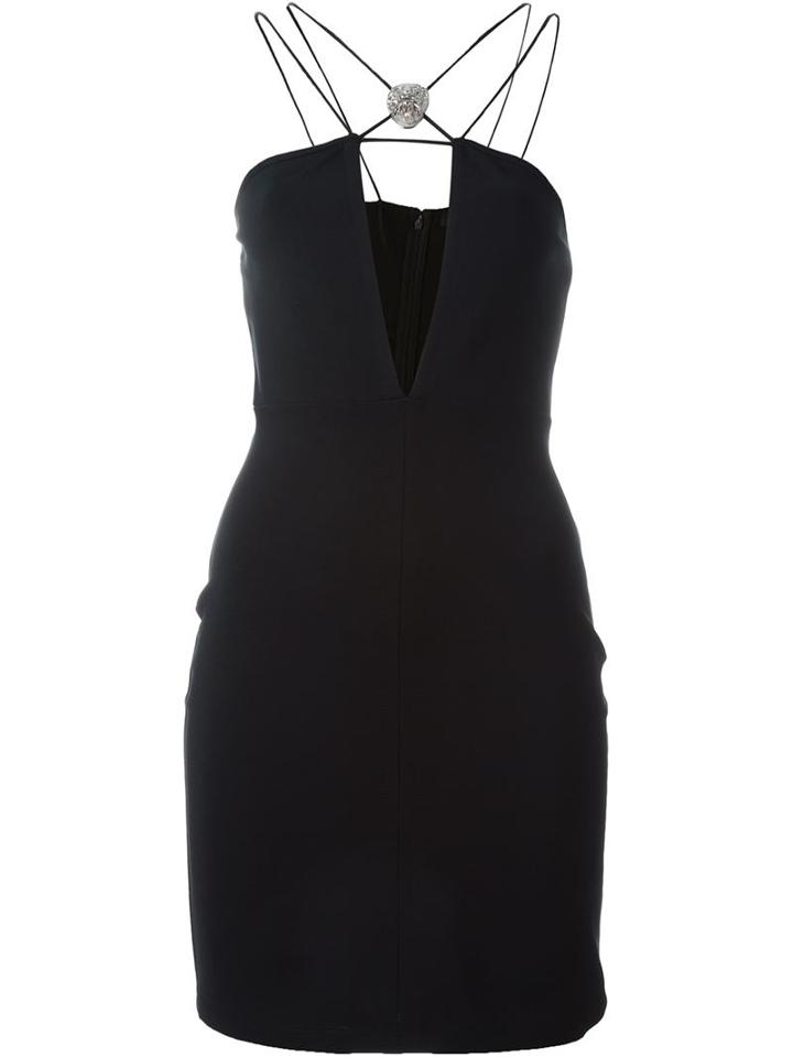 Versus Spaghetti Strap Fitted Dress