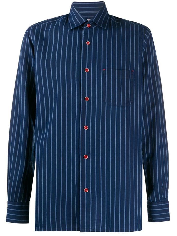 Kiton Regatta Stripes Shirt - Blue