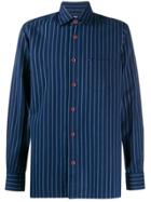 Kiton Regatta Stripes Shirt - Blue