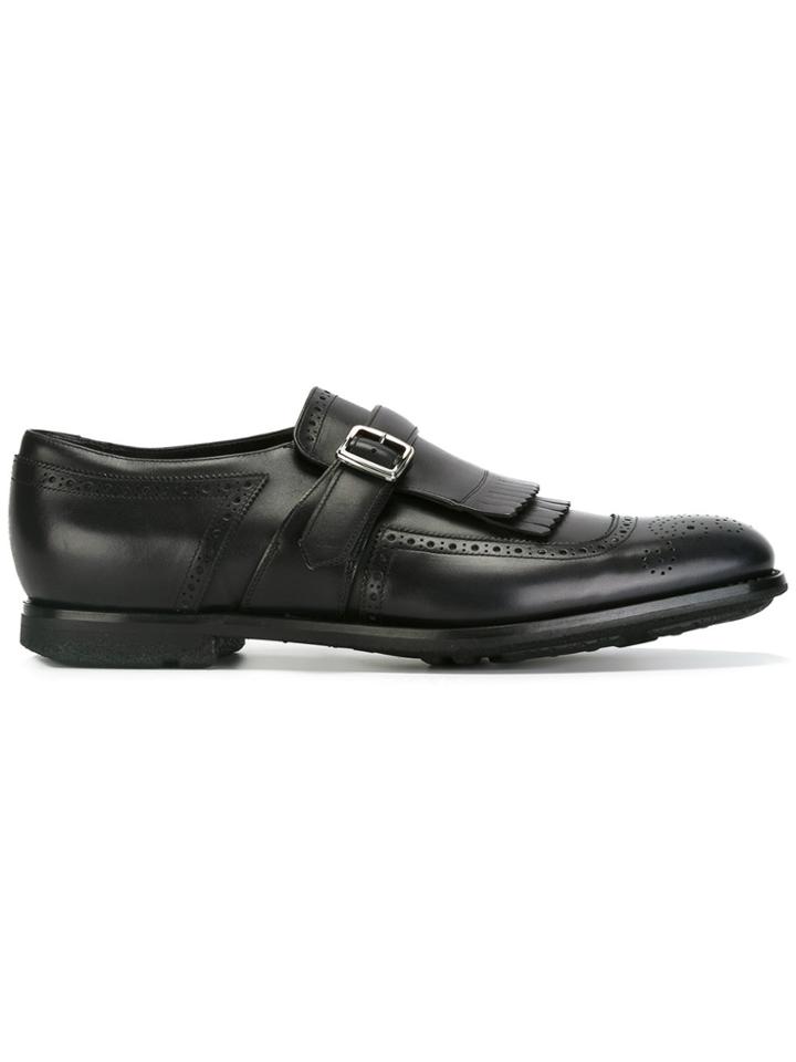 Church's Fringed Monk Shoes - Black