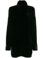 A.f.vandevorst Scarf Neck Shift Dress - Black