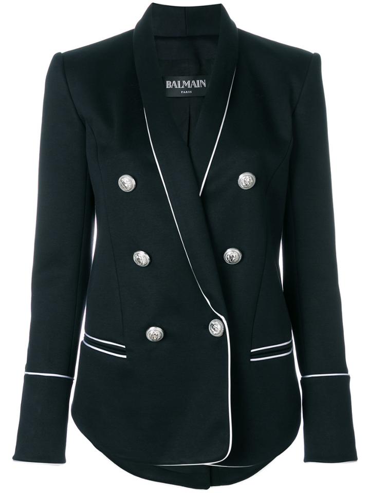 Balmain Double-breasted Jacket - Blue