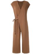 Osklen Cachecoeur Eco Wrap Jumpsuit - Brown