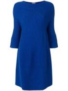 N.peal Bell Sleeve Tunic Dress - Blue