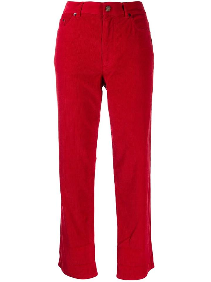 Marc Jacobs Corduroy Jeans - Red