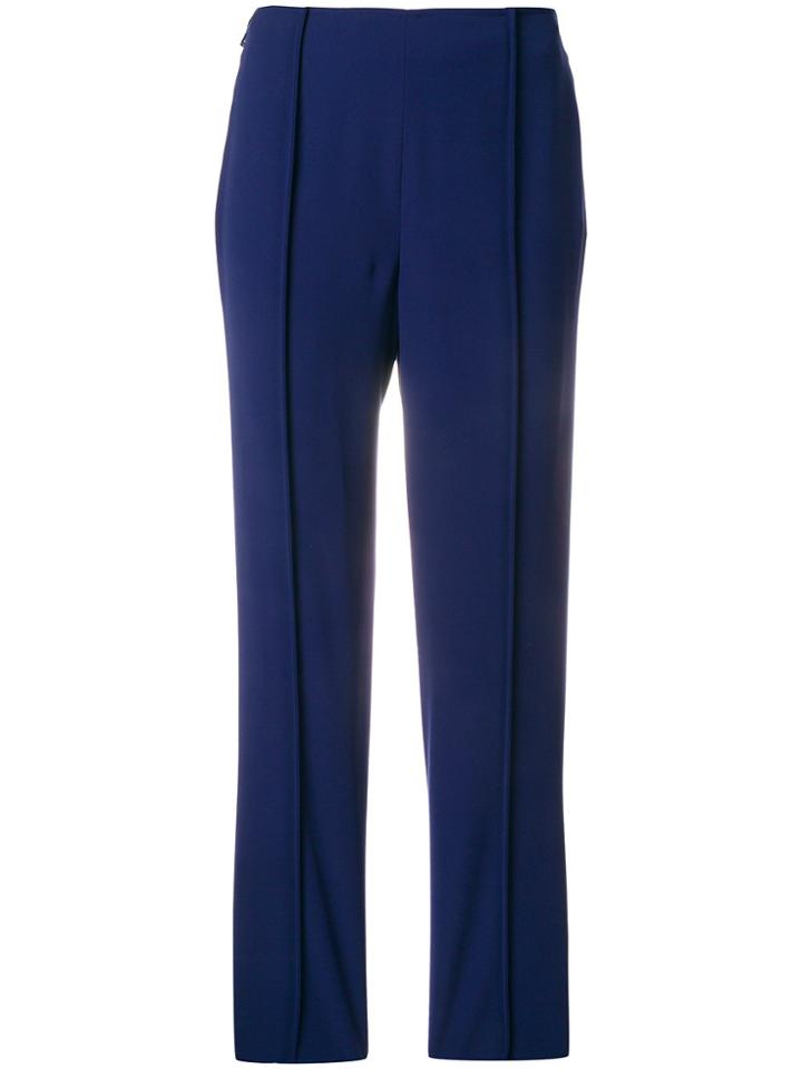 Giorgio Armani Cropped Trousers - Blue