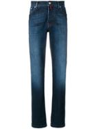 Kiton Classic Slim-fit Jeans - Blue