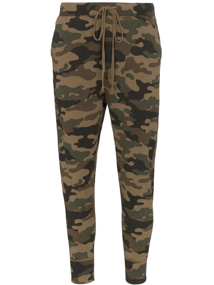 Nili Lotan Nolan Camouflage Print Track Trousers - Brown