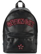 Givenchy Small Logo Applique Backpack - Black