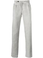 Massimo Alba - Faded Straight-leg Trousers - Men - Cotton/linen/flax - 52, Grey, Cotton/linen/flax