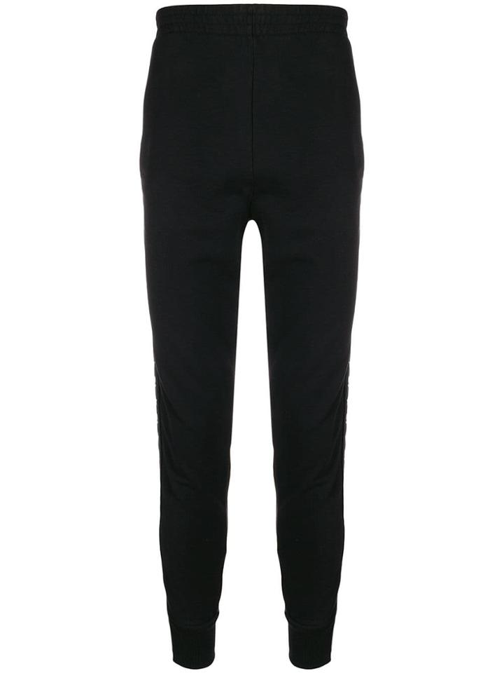 Hydrogen Grosgrain Trimmed Track Pants - Black