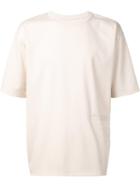 Deveaux Slit Pocket Detail T-shirt, Men's, Size: 3, Nude/neutrals, Cotton/polyamide/spandex/elastane