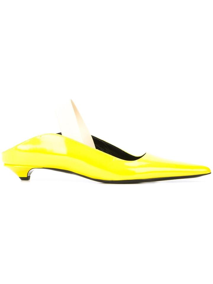 Proenza Schouler Slingback Mules - Yellow