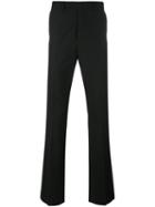 Raf Simons Slightly Flared Trousers, Men's, Size: 50, Black, Cotton/virgin Wool