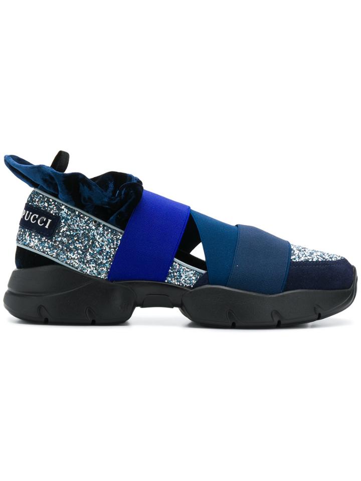 Emilio Pucci City Up Slip-on Sneakers - Blue
