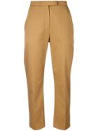 Kenzo Cropped Trousers - Nude & Neutrals