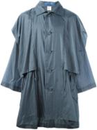 Issey Miyake Vintage Hooded Raincoat, Men's, Size: M, Blue