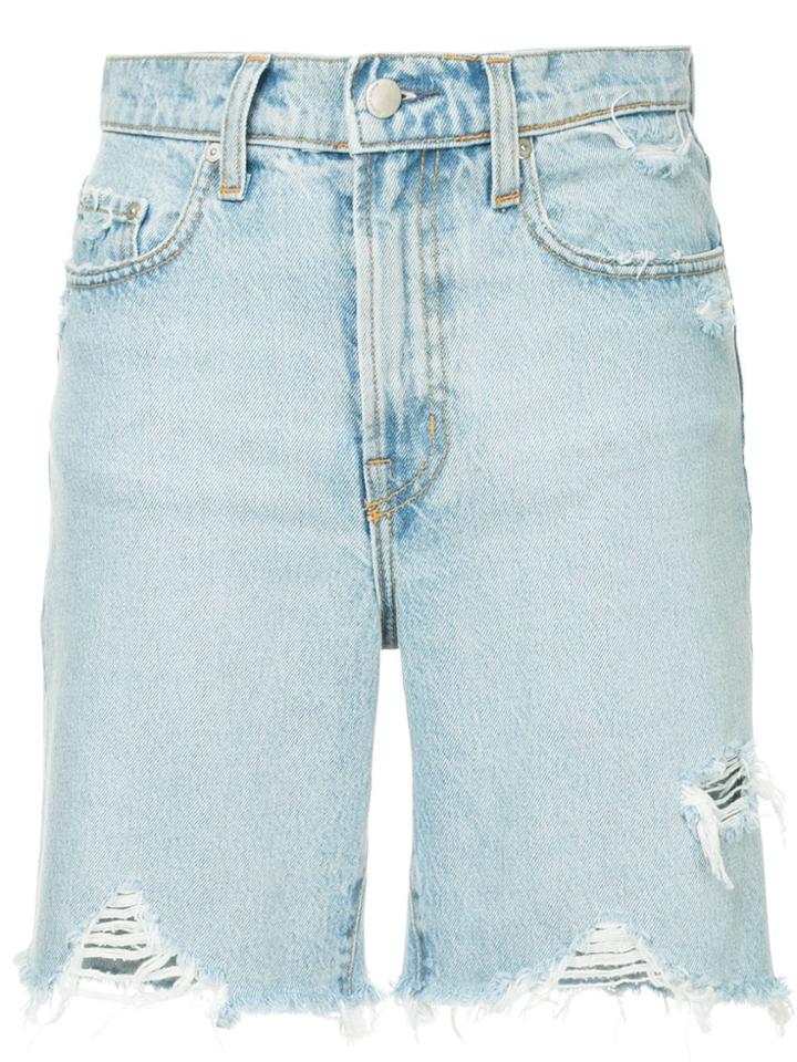Nobody Denim Cycle Denim Shorts - Blue