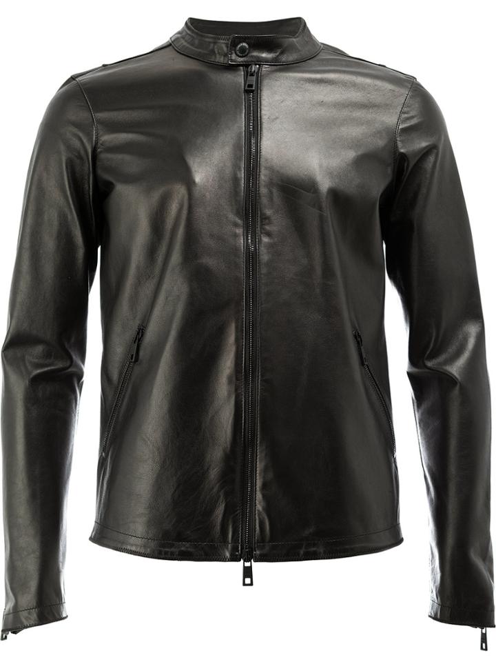 Giorgio Brato Biker Jacket - Black