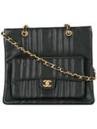 Chanel Pre-owned Mademoiselle Cc Shoulder Bag - Black