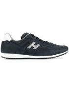 Hogan Perforated Lace-up Sneakers - Blue