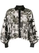 Antonio Marras Floral-embroidered Shirt - Black