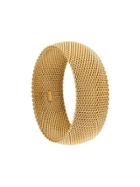 Monet Pre-owned 1980s Mesh Bracelet - Gold